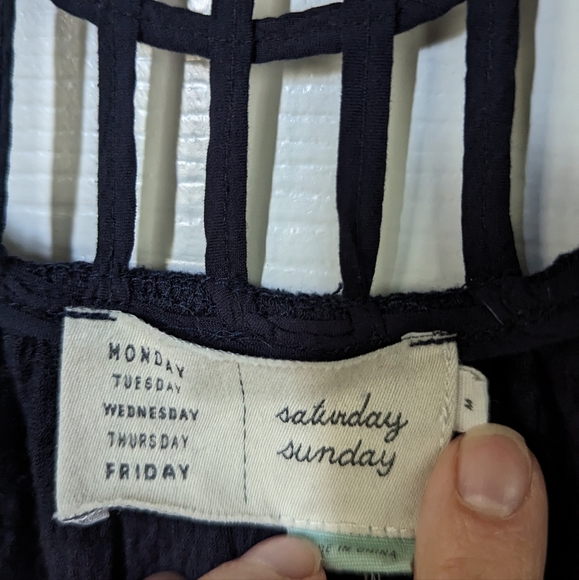 Anthropologie open detail long sleeveless waterfall vest - Picture 2 of 6